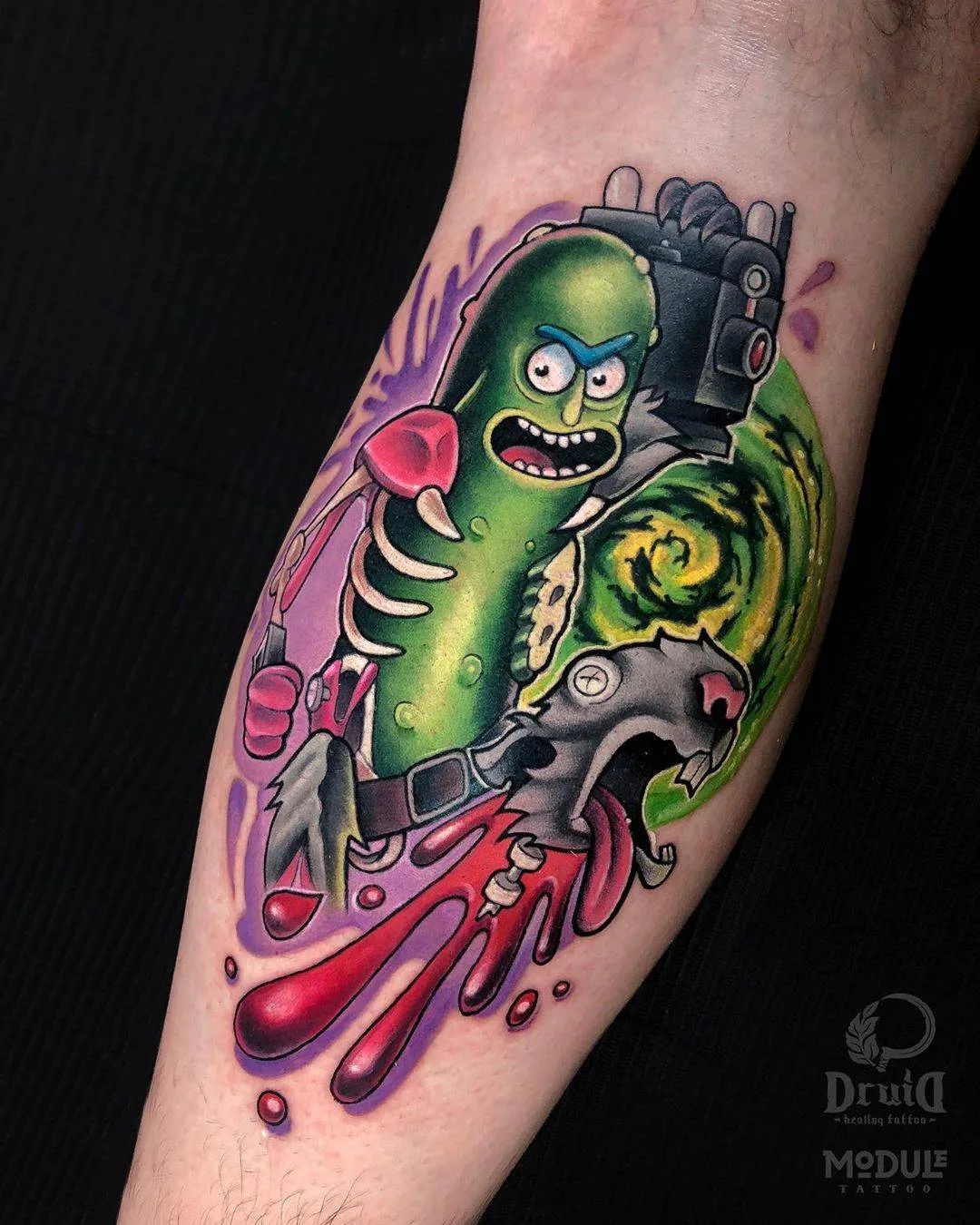 Tattoo artist Tatyana Tkachenko, color Neotraditional tattoo, Module Tattoo Studio | Tomsk, Russia