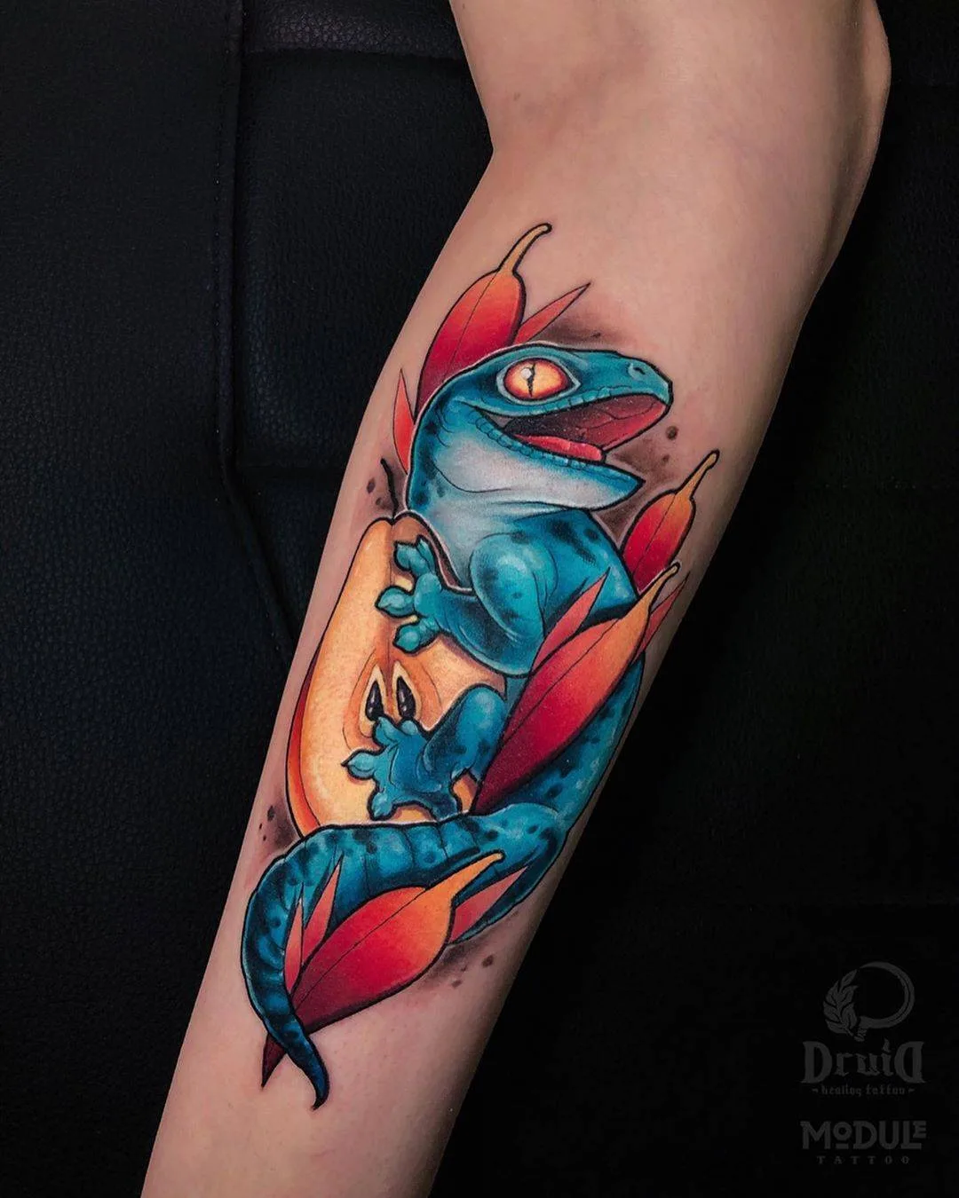Tattoo artist Tatyana Tkachenko, color Neotraditional tattoo, Module Tattoo Studio | Tomsk, Russia