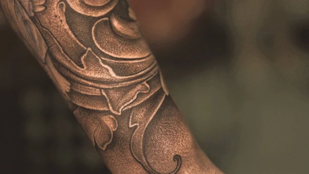 Блэкворк Abstract tattoo на Предплечье