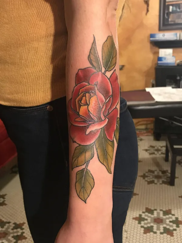 color realism tattoo on forearm #33428 | Tattoo Artist Tara Morgan