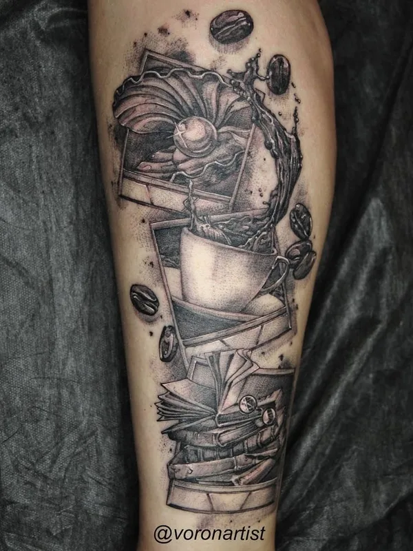 black and grey realism Tatuagem em forearm #37886 | Tatuador Павел Ворон