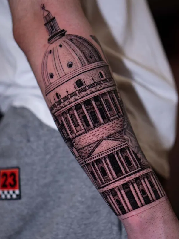 black and grey black and grey Tatuagem em forearm #43063 | Tatuador Евгений Мир