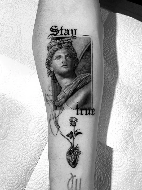 black and grey realism Tatuaggio su forearm #43567 | Tatuatore Niv Buskila