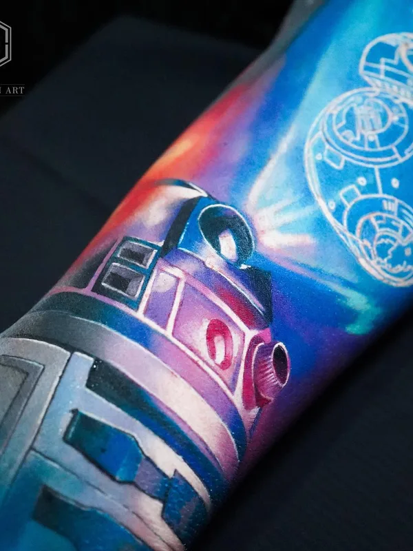 color illustrative tatouage sur forearm #59584 | Artiste tatoueur Jack Galan Art