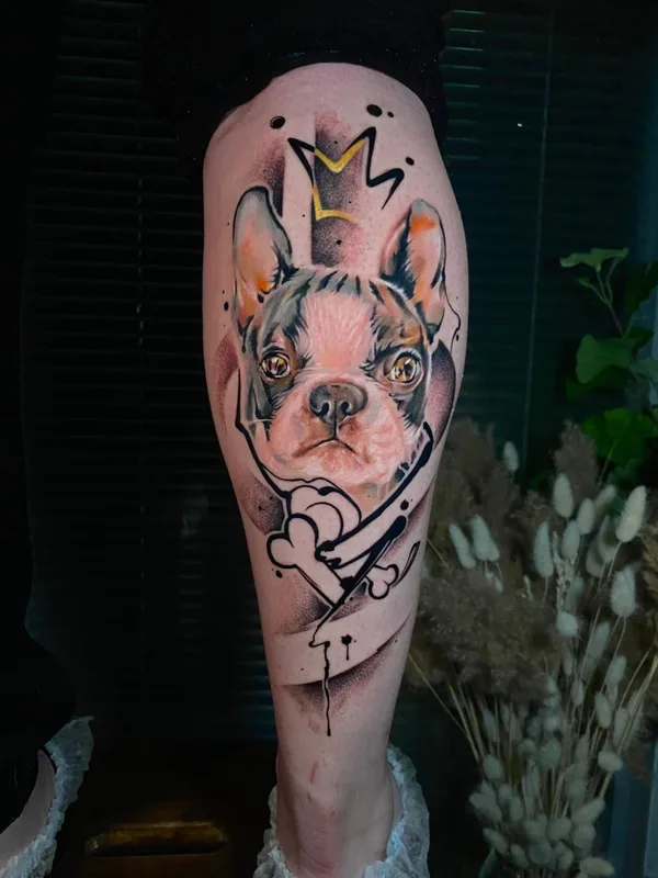 color realism Tatuaggio su calf #59639 | Tatuatore Антон Каменских 