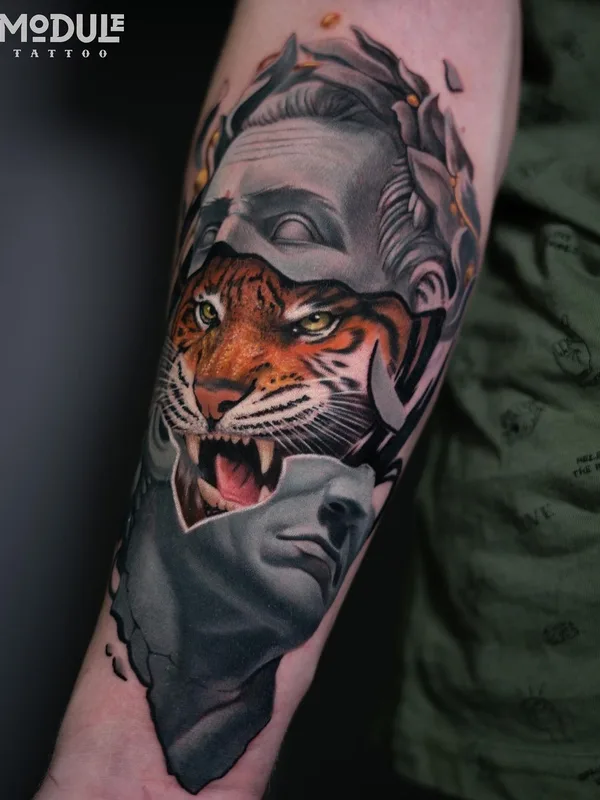 color realism Tatuaggio su forearm #59678 | Tatuatore Rinat Tattarin Mingazdinov