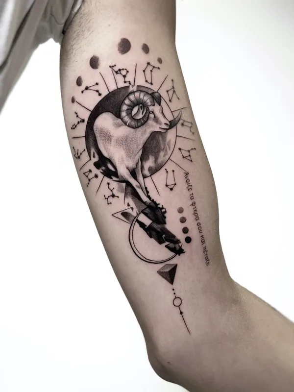 black and grey black and grey 纹身 在 forearm #59808 | 纹身师 Марк Друщенко