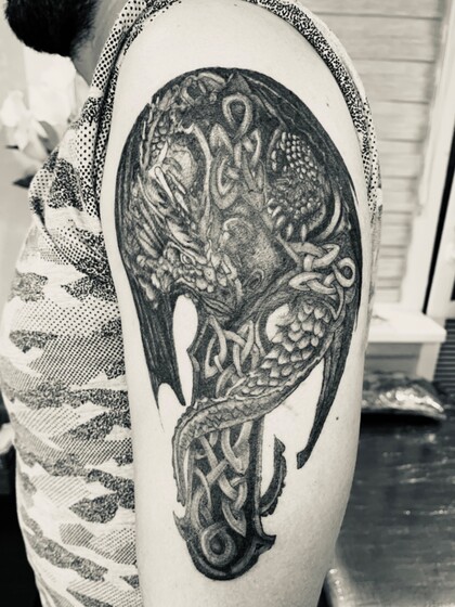 Тату эскиз #59950 Тату мастер Лидия Гаранская/ Garanskaya_tattoo