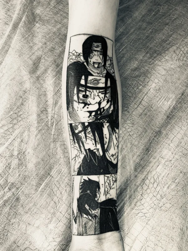 black and grey anime татуировка на forearm #59958 | Тату мастер Лидия Гаранская/ Garanskaya_tattoo