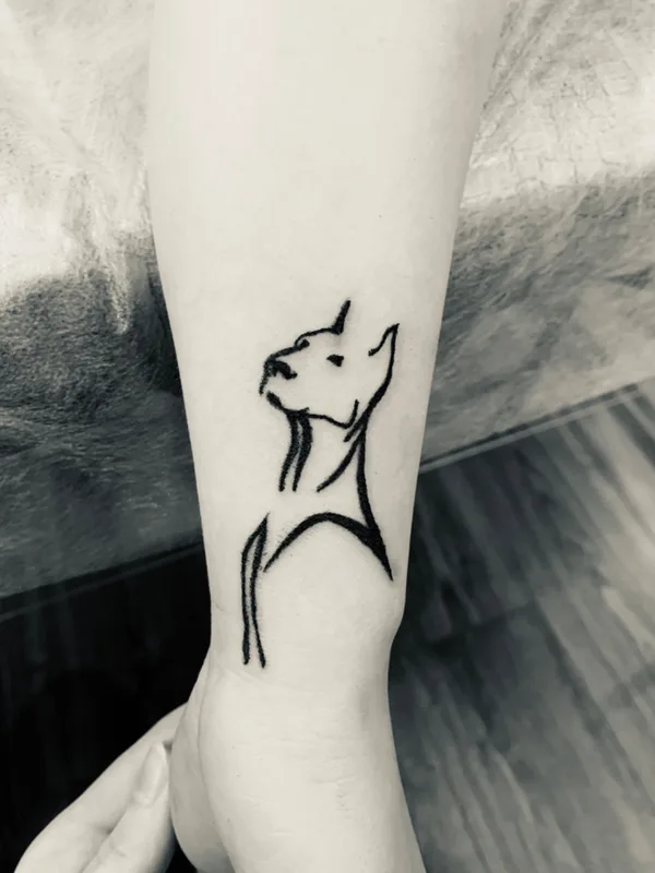 black linework татуировка на wrist #59962 | Тату мастер Лидия Гаранская/ Garanskaya_tattoo