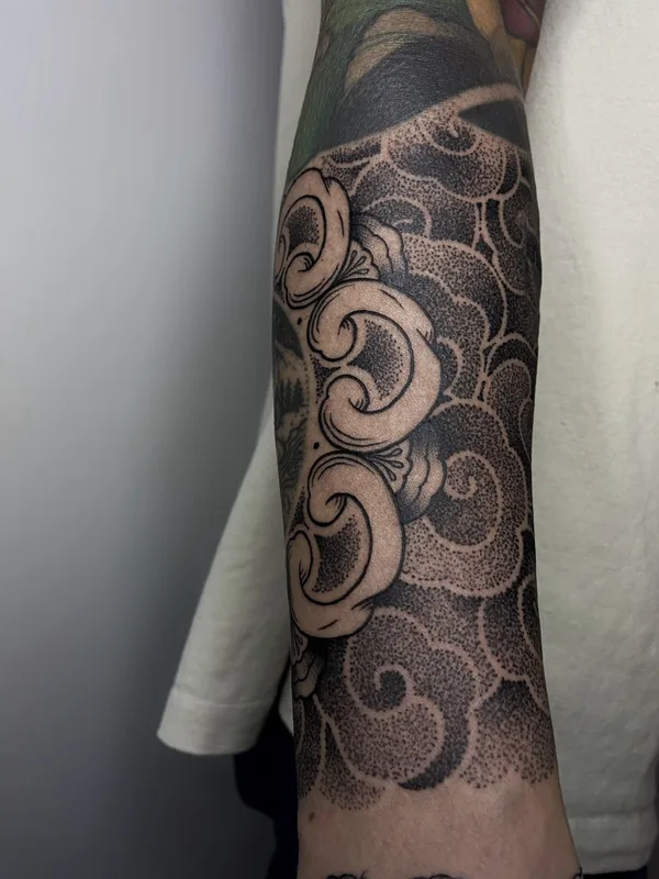 black japanese татуировка на forearm #75154 | Тату мастер Стёпа Puskust