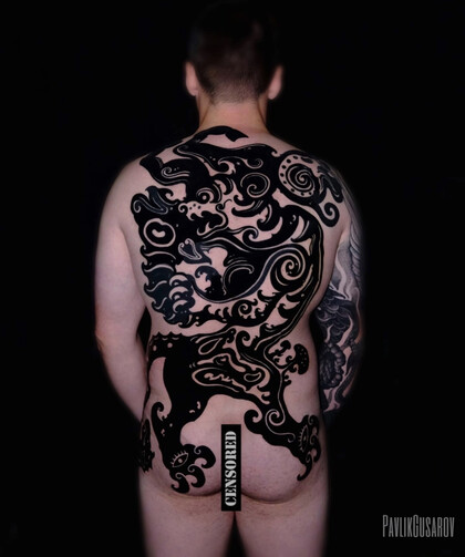 Тату эскиз # Тату мастер Pavlik Gusarov