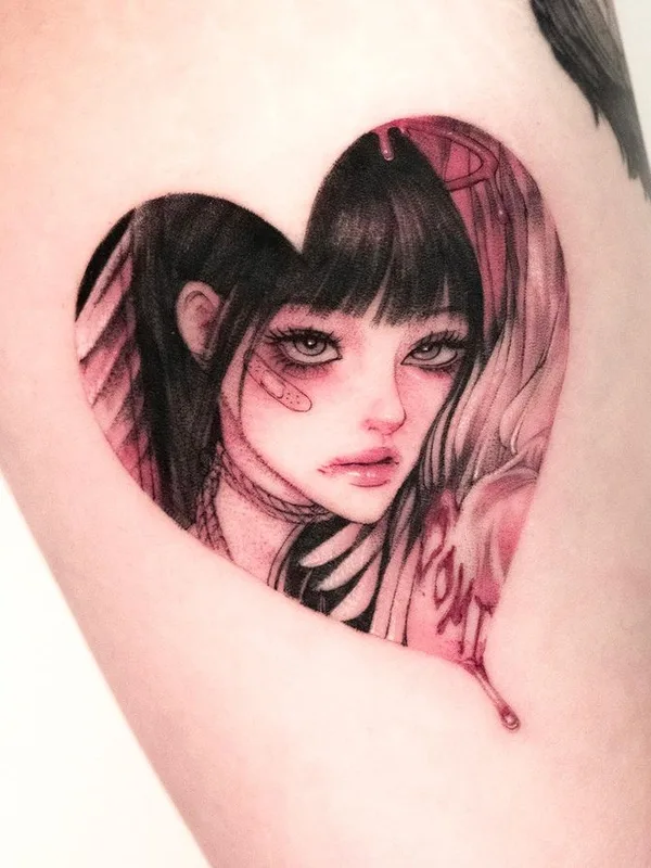 female color illustrative татуировка на forearm #75217 | Тату мастер Domi Lee