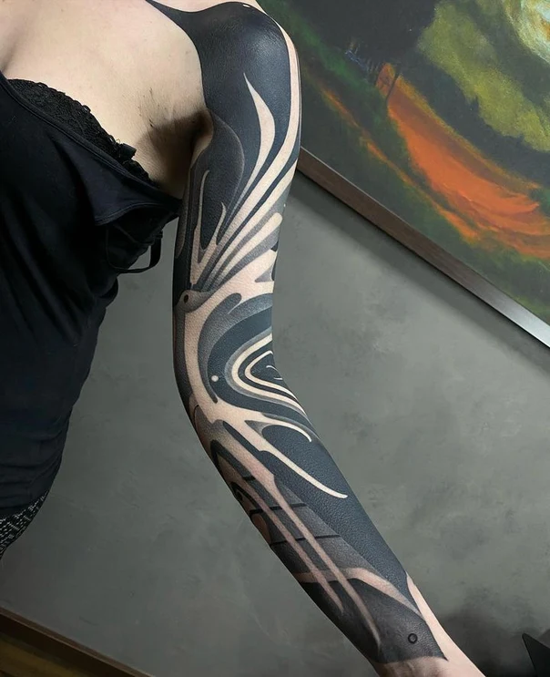 Abstract Abstract tattoo on Full Sleeve