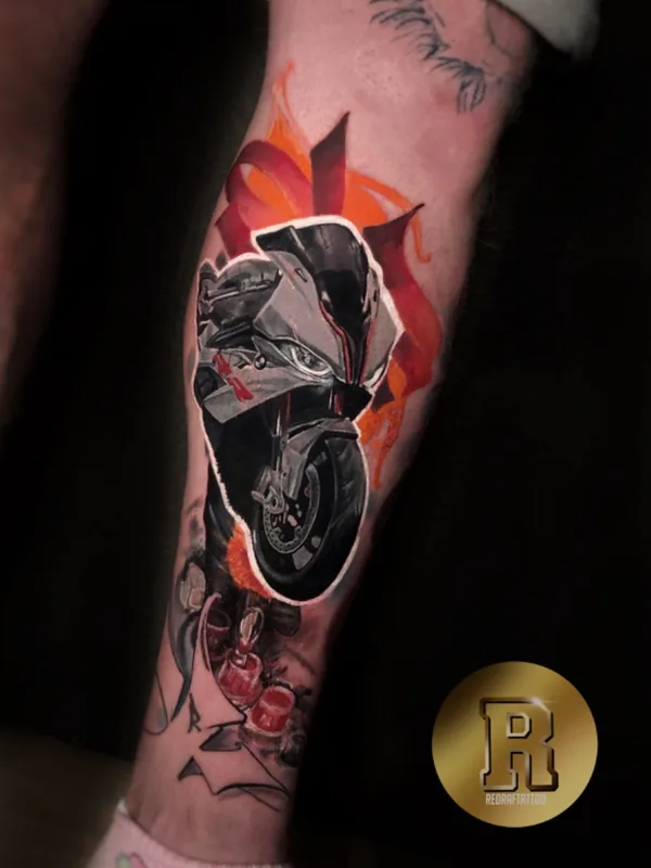 color realism Tatuaggio su calf #75588 | Tatuatore Rafael Shehmametev