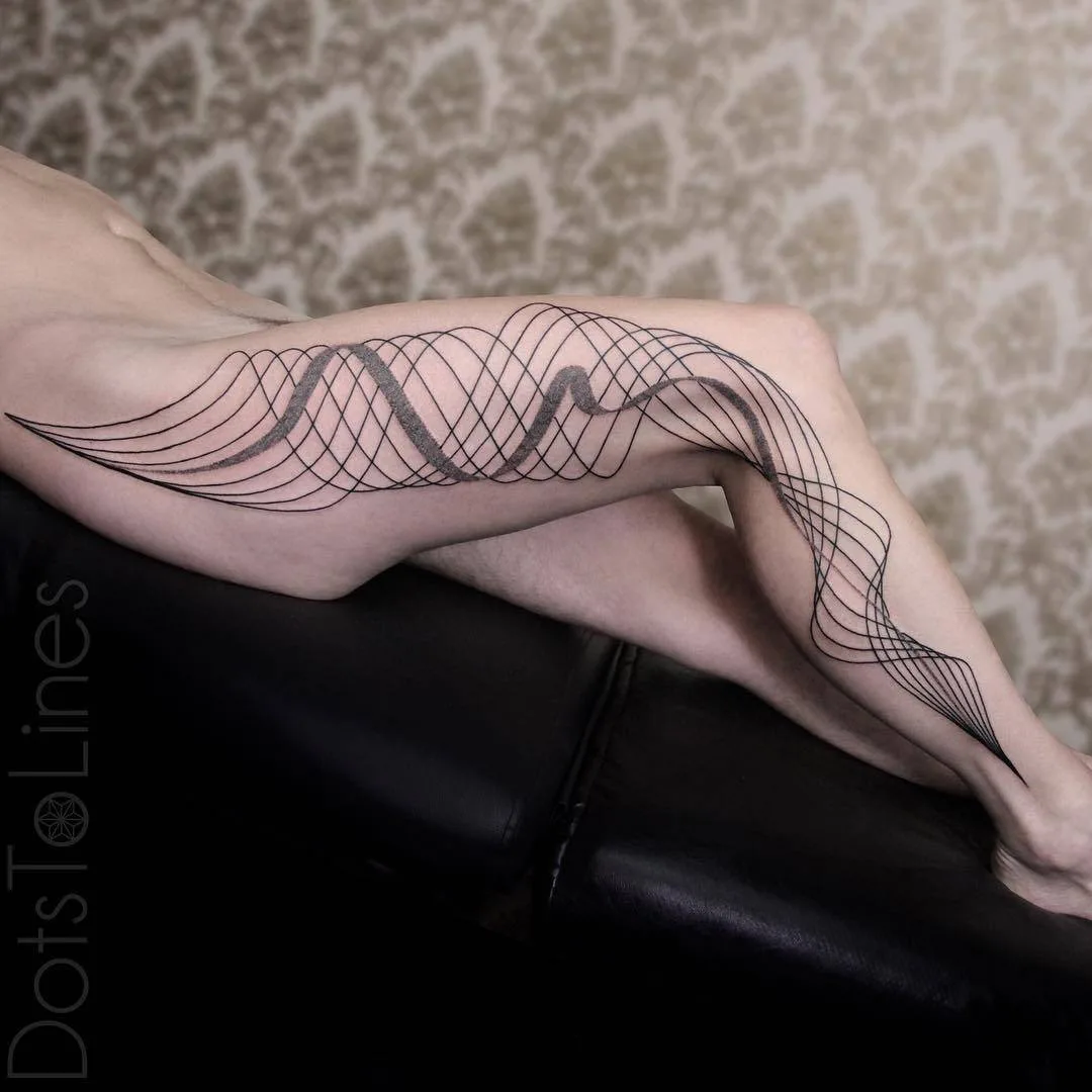 Tattoo artist Chaim Machlev linework, abstract, dotwork, design tattoo | Тату-мастер Chaim Machlev черно-белые, абстрактные, лайнворк, дотворк, сюрреалистичные дизайн татуировки