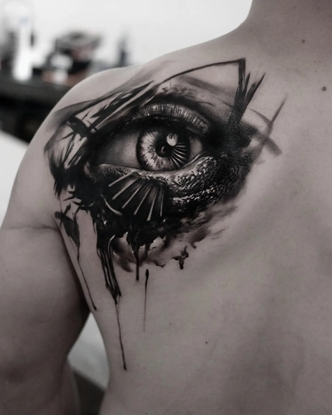 Tattoo artist Kurt Staudinger black and gray realism dark tattoo