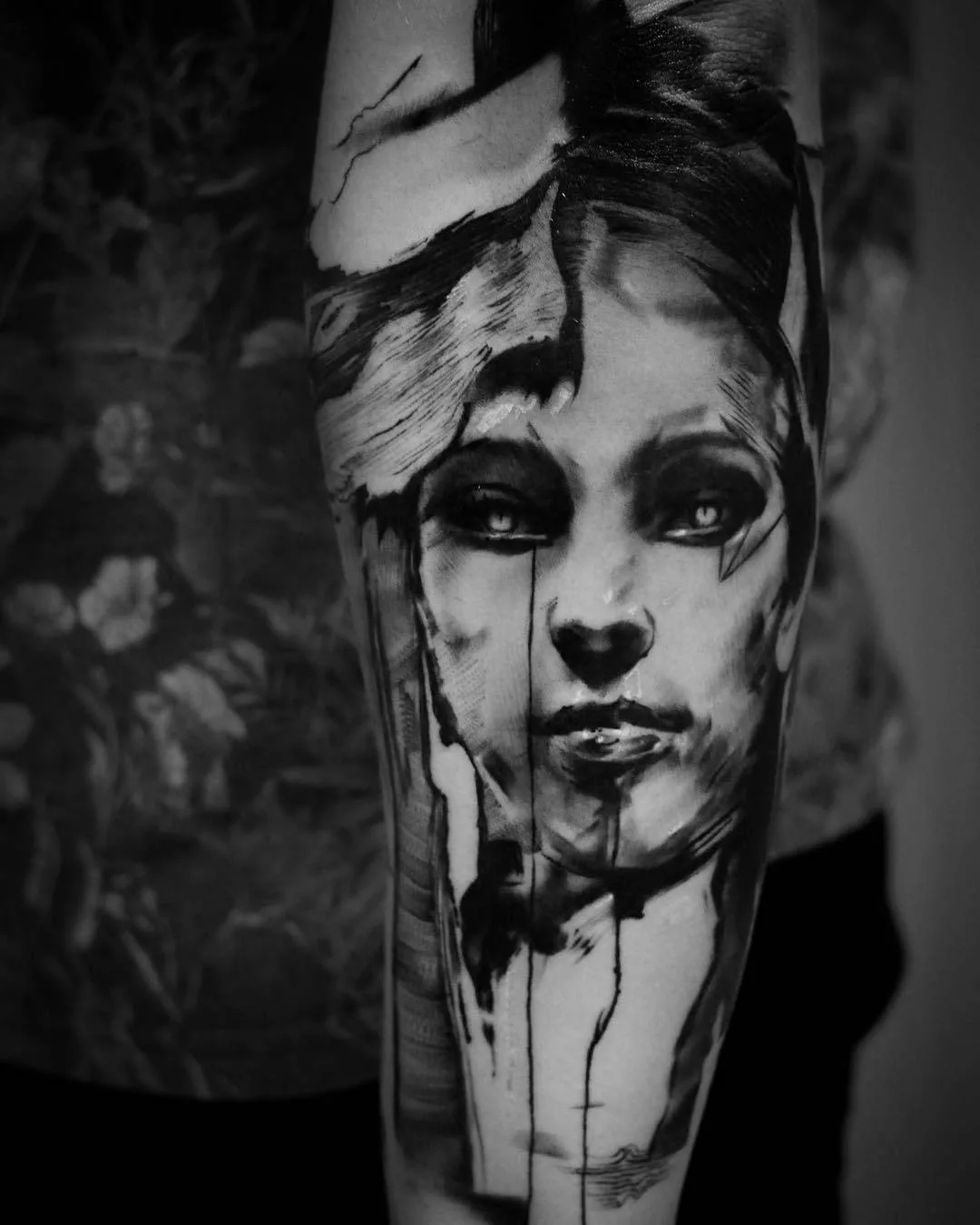 Tattoo artist Kurt Staudinger black and gray realism dark tattoo
