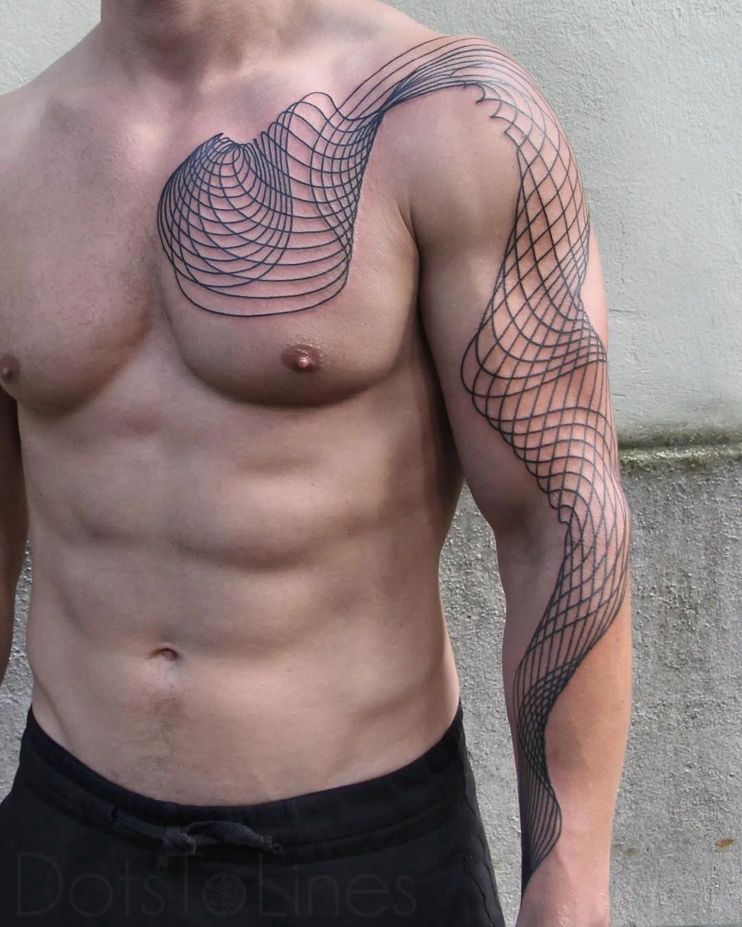 Tattoo artist Chaim Machlev linework, abstract, dotwork, design tattoo | Тату-мастер Chaim Machlev черно-белые, абстрактные, лайнворк, дотворк, сюрреалистичные дизайн татуировки