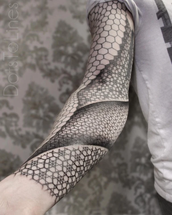 Geometric Geometric tattoo on Forearm
