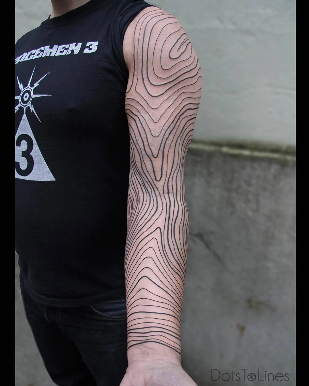 Tattoo artist Chaim Machlev linework, abstract, dotwork, design tattoo | Тату-мастер Chaim Machlev черно-белые, абстрактные, лайнворк, дотворк, сюрреалистичные дизайн татуировки
