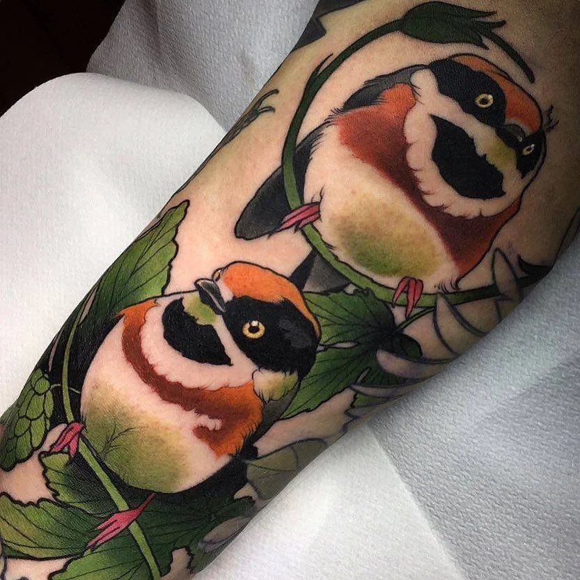 Тату-мастер Aniela Dahlgren Fruduva неотрадиционные цветные татуировки нью скул | Tattoo artist Aniela Dahlgren Fruduva neo traditional color tattoo new school tom sellek tattoo