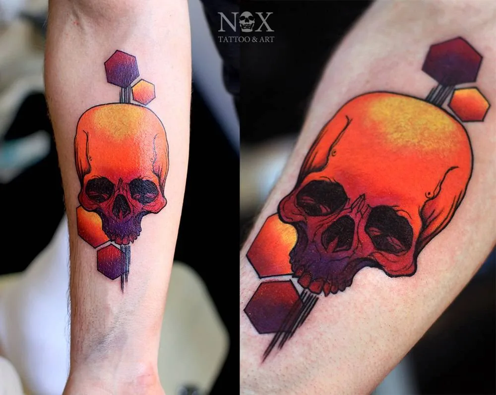 тату-мастер Matty Nox авторские цветные акварельные дизайн татуировки | Tattoo artist Matty Nox color watercolor design tattoo