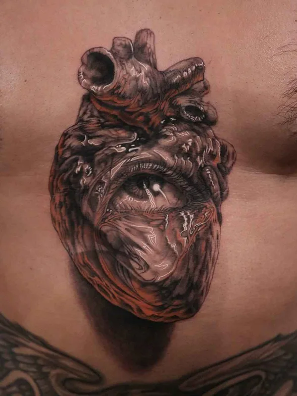 male black and grey realism татуировка на chest #15336 | Тату мастер Stefano Alcantara