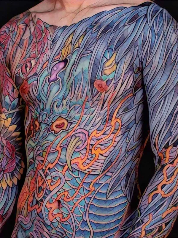 color illustrative Tatuagem em full body #14917 | Tatuador Shiryu