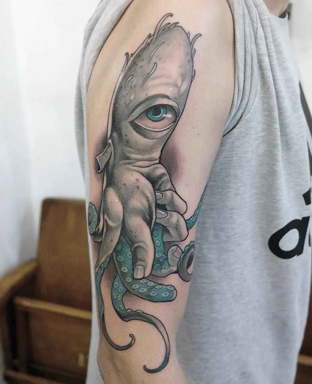 Tattoo artist Gianpiero Cavaliere surrealistic neo traditional tattoo