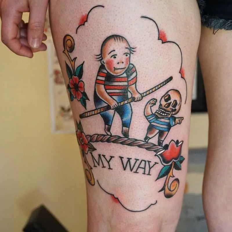 Tattoo artist Dmitry Bukhrov color traditional and old school tattoo | Moscow, Russia