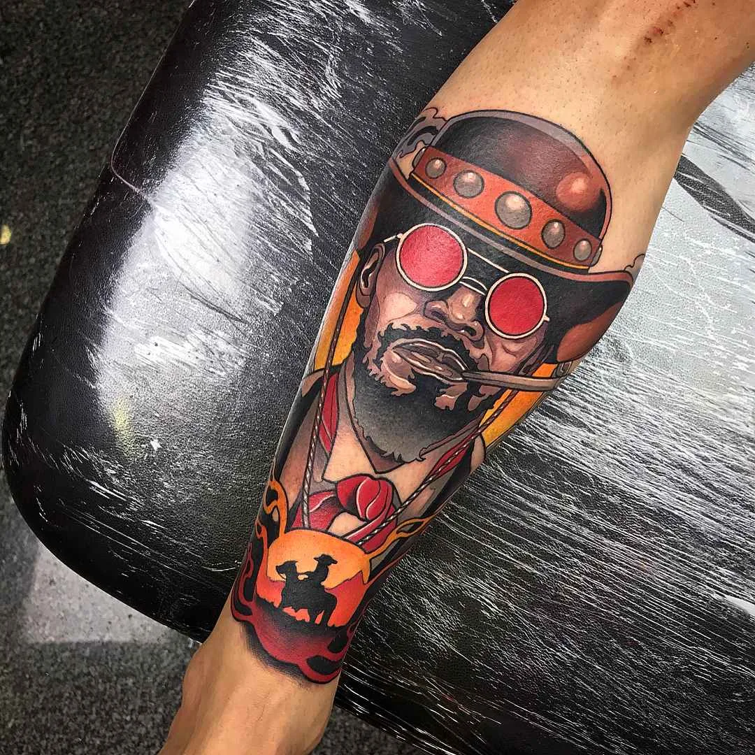 Tattoo artist Johnny Domus Mesquita colorfull neo traditional tattoo | Viseu, Portugal