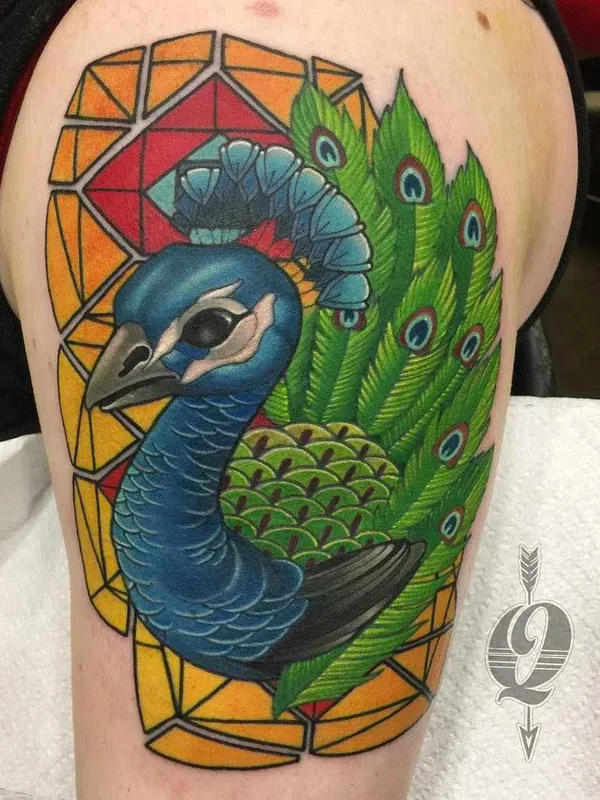 color illustrative татуировка на upper arm #14732 | Тату мастер Evan Qualls