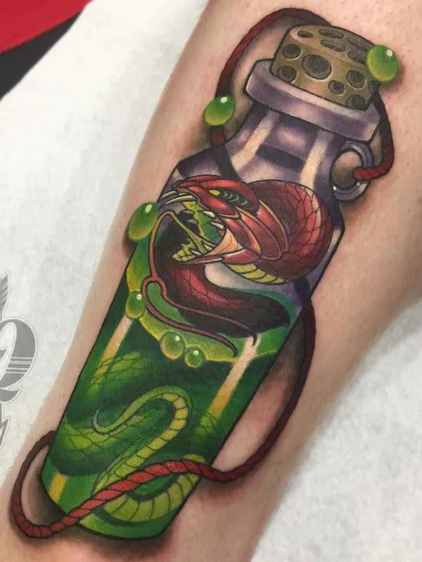 color neo traditional татуировка на forearm #14730 | Тату мастер Evan Qualls