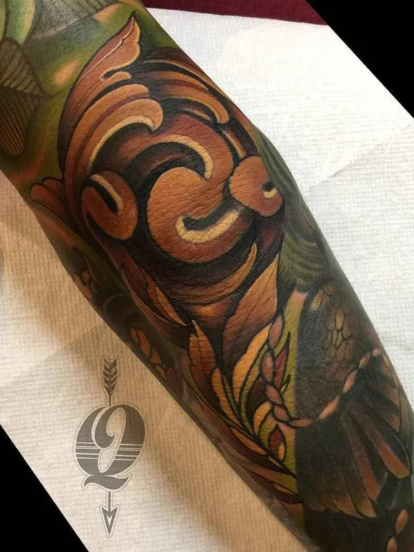 color neo traditional татуировка на forearm #14738 | Тату мастер Evan Qualls