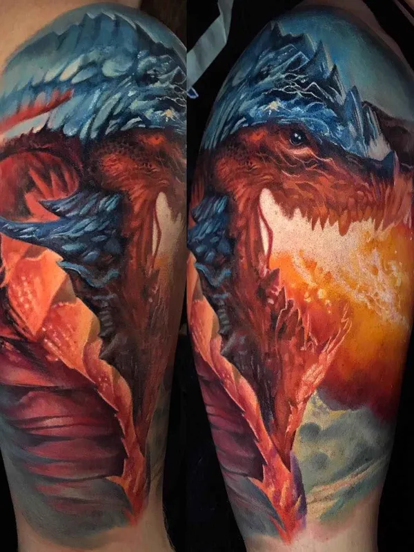 color realism Tatuaggio su shoulder #14953 | Tatuatore Boris