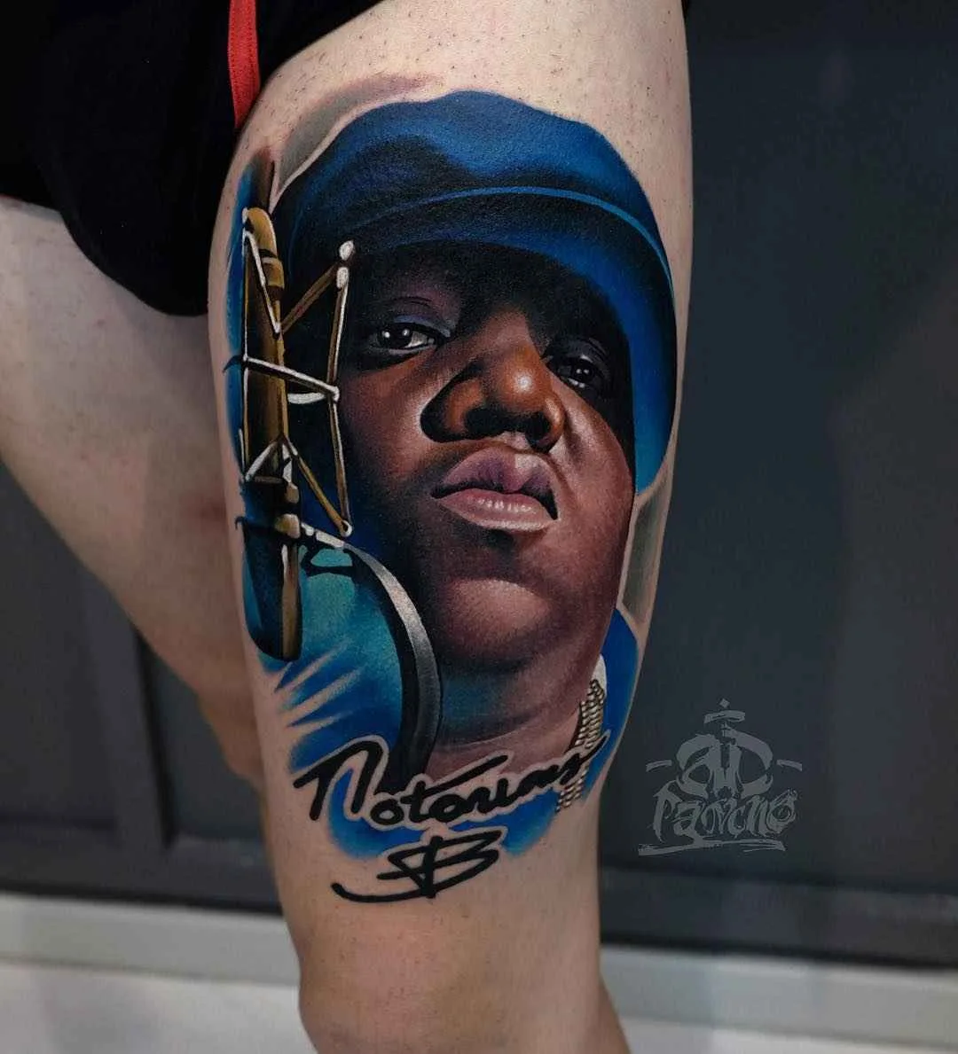 Tatuagem artista A.D. Pancho design realista color