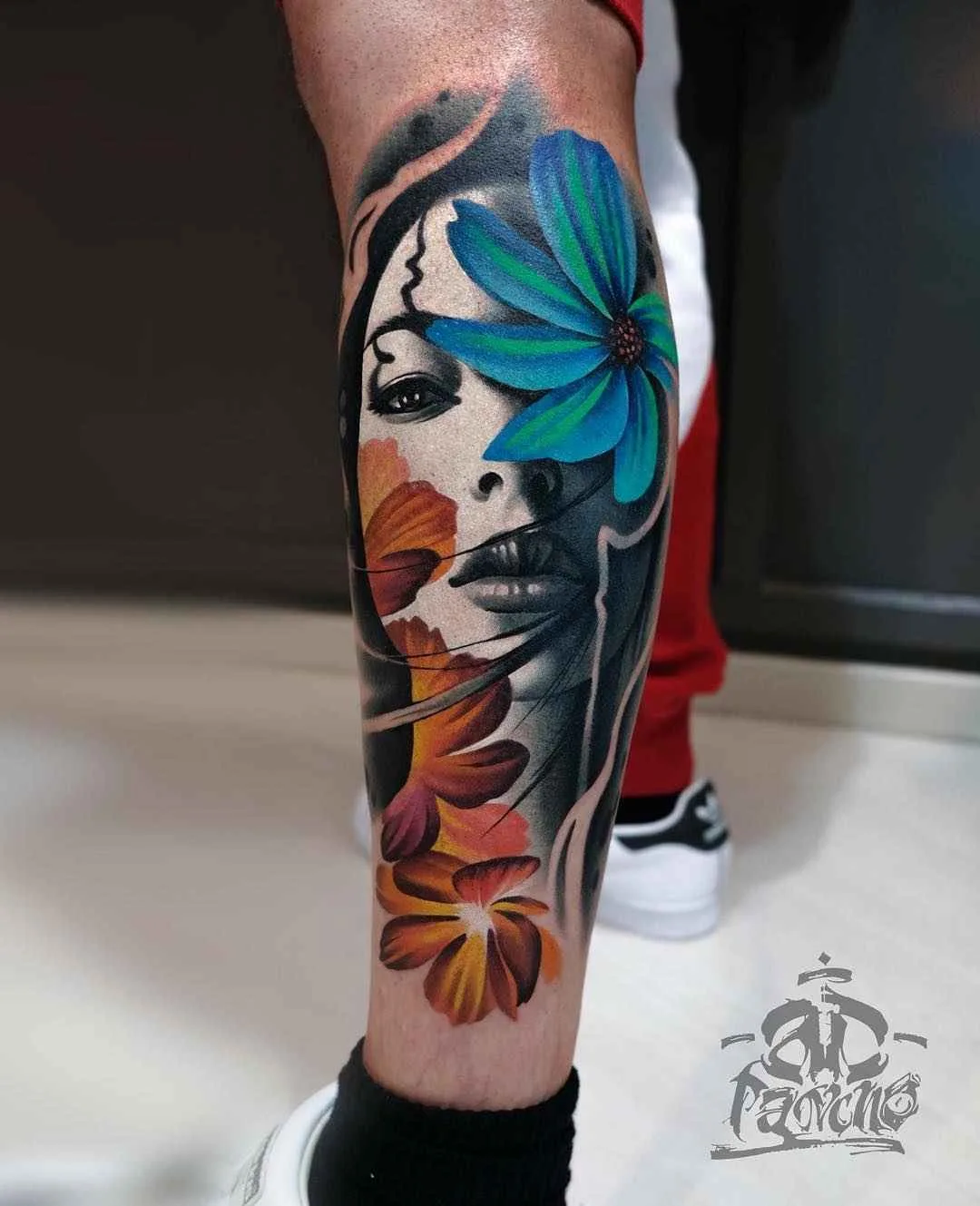 Tatuagem artista A.D. Pancho design realista color