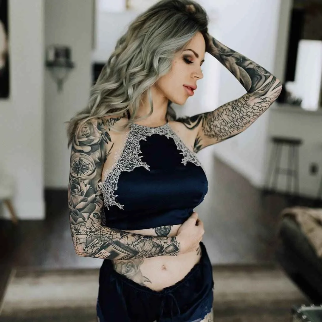 Tattoo model Lauren Hebert , femmina modello alternativo | USA