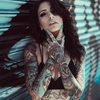 Тату модель Angela Mazzanti