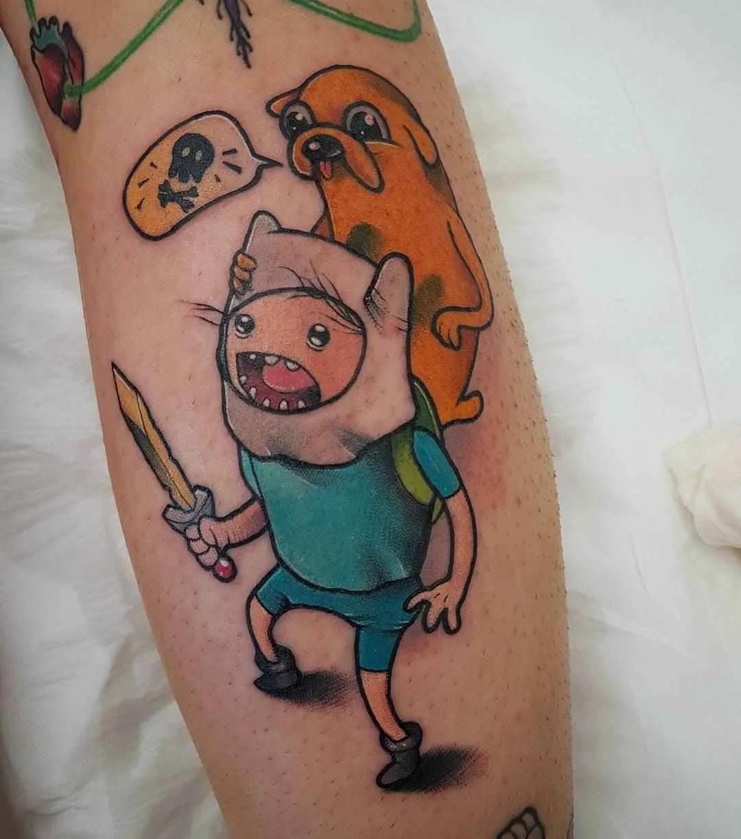 Tatuagem artista Yeray Perez cores autores nova escola tatuagem | Barcelona, Espanha