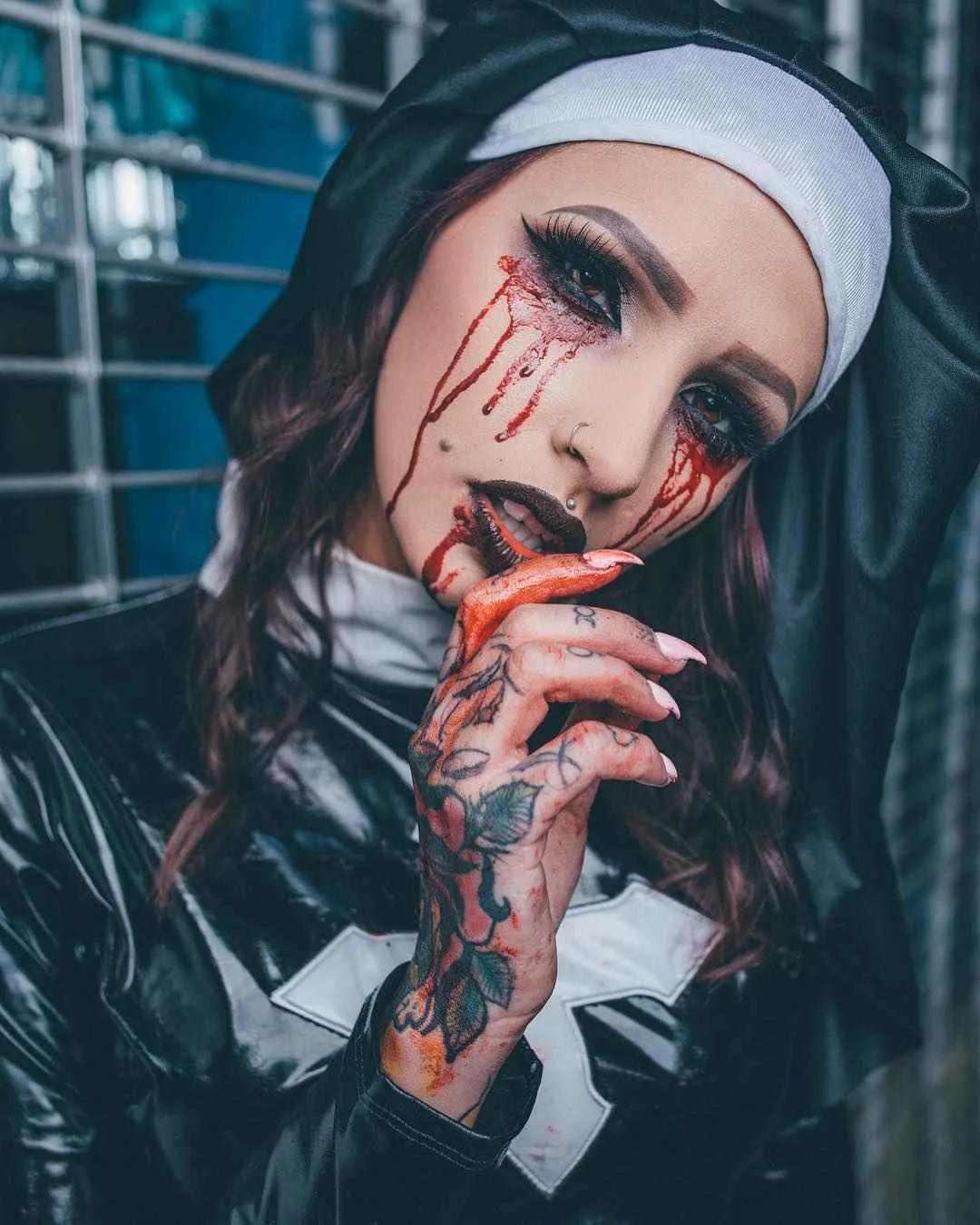 Tattooed model Angela Mazzanti, alternative photo model, inked girl | USA