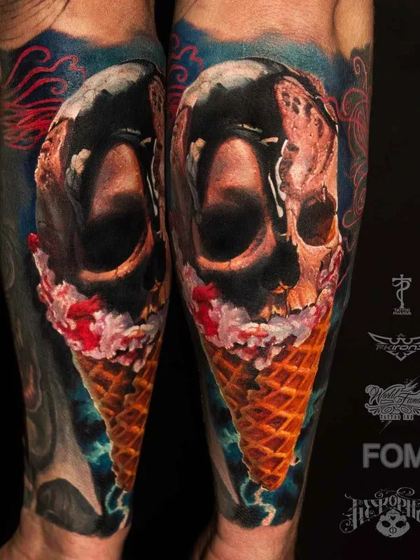 color realism tattoo on forearm #14658 | Tattoo Artist Илья Фоминых
