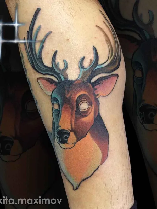 color illustrative Tatuaggio su forearm #14809 | Tatuatore Никита Максимов