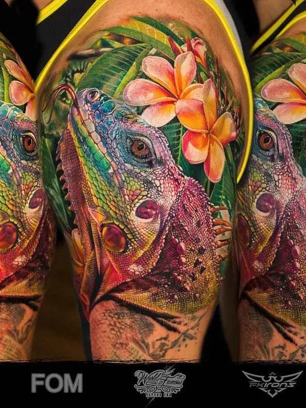 color realism tattoo on upper arm #14663 | Tattoo Artist Илья Фоминых