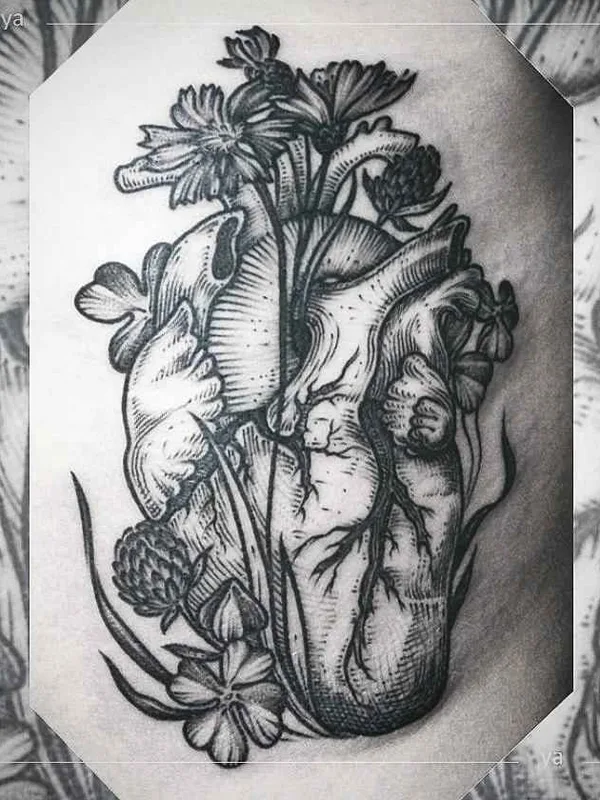 black blackwork Tatuagem em shoulder blade #14819 | Tatuador Анастасия Ятссон