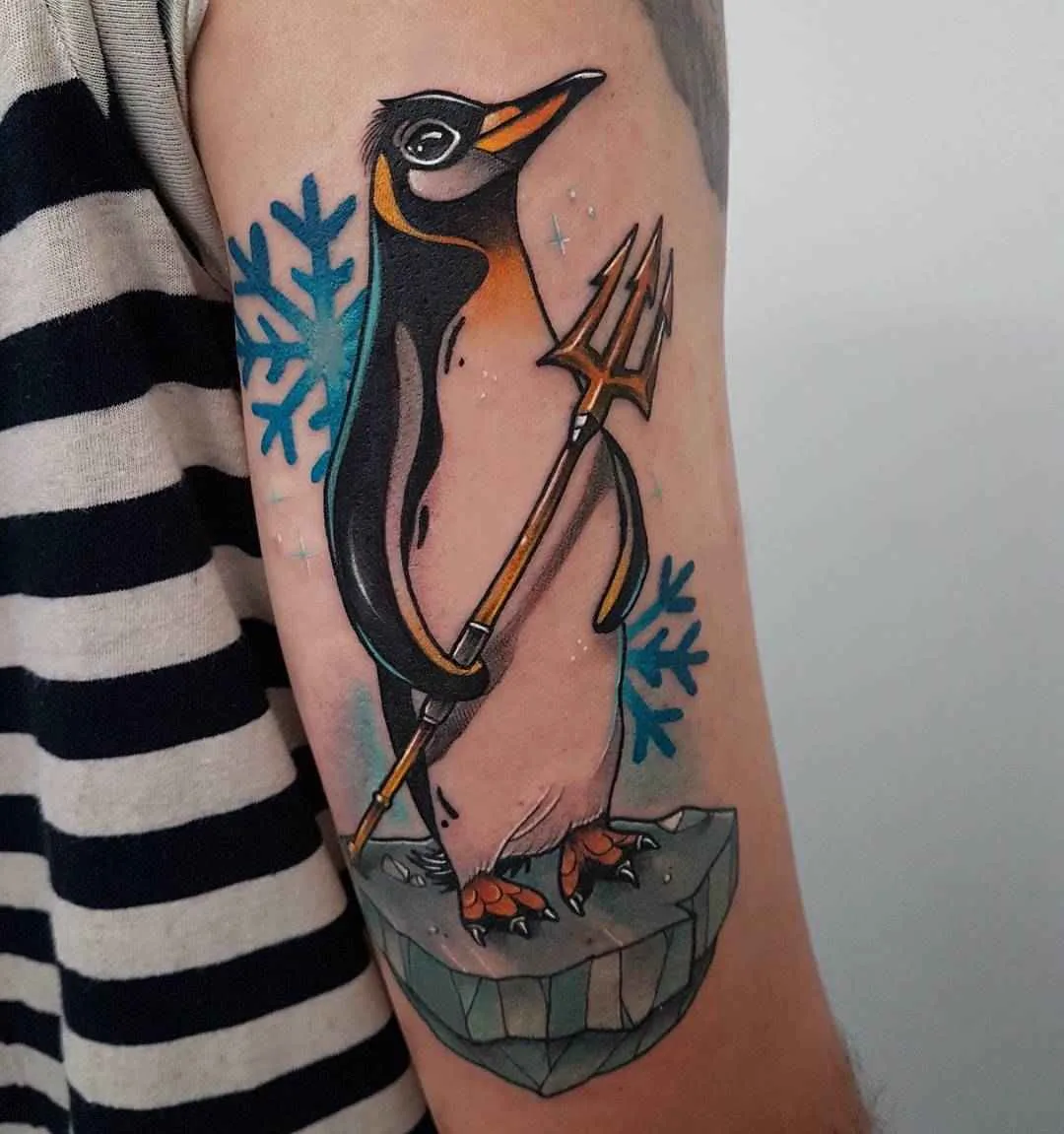 Tatuagem artista Yeray Perez cores autores nova escola tatuagem | Barcelona, Espanha