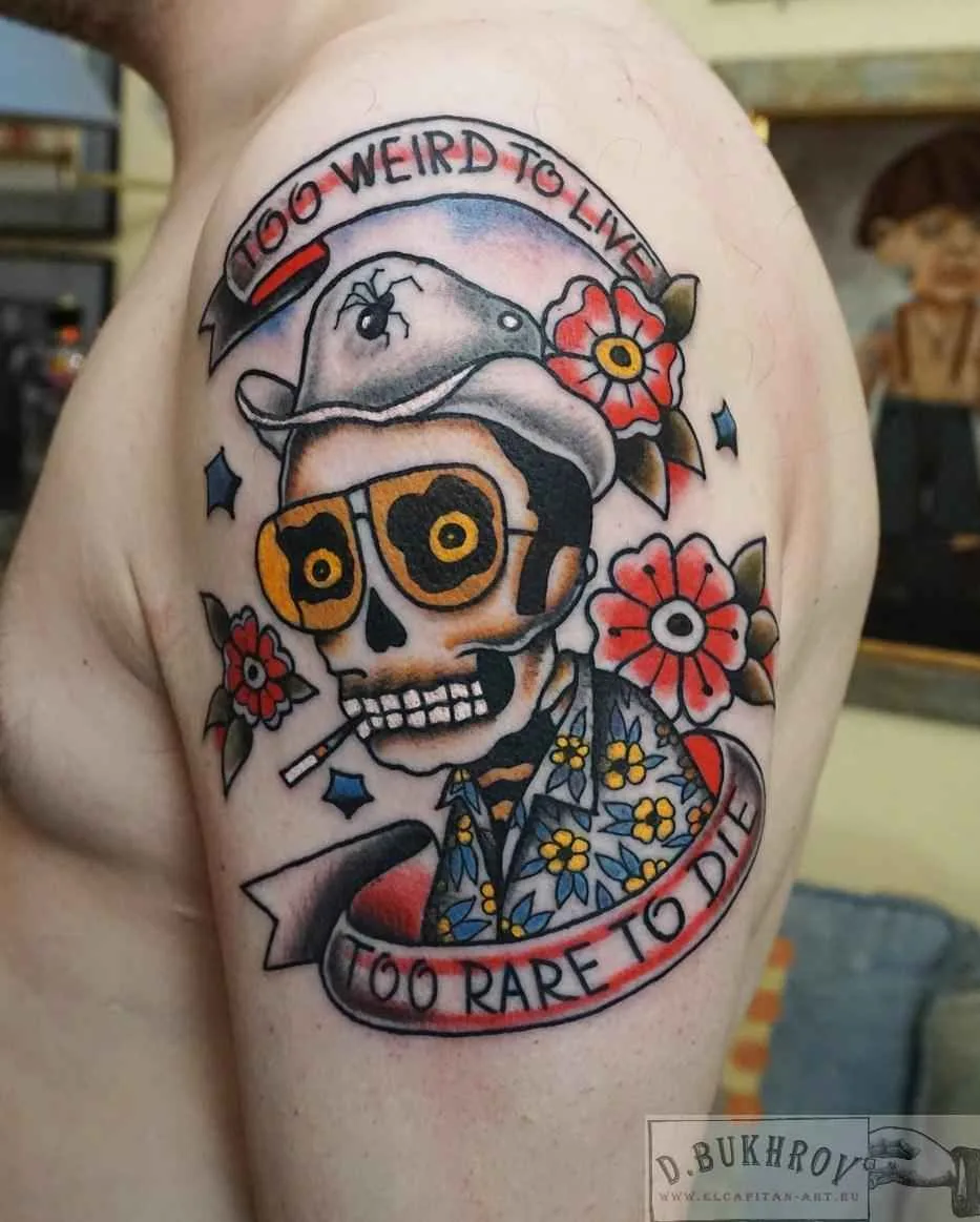 Tattoo artist Dmitry Bukhrov color traditional and old school tattoo | Moscow, Russia