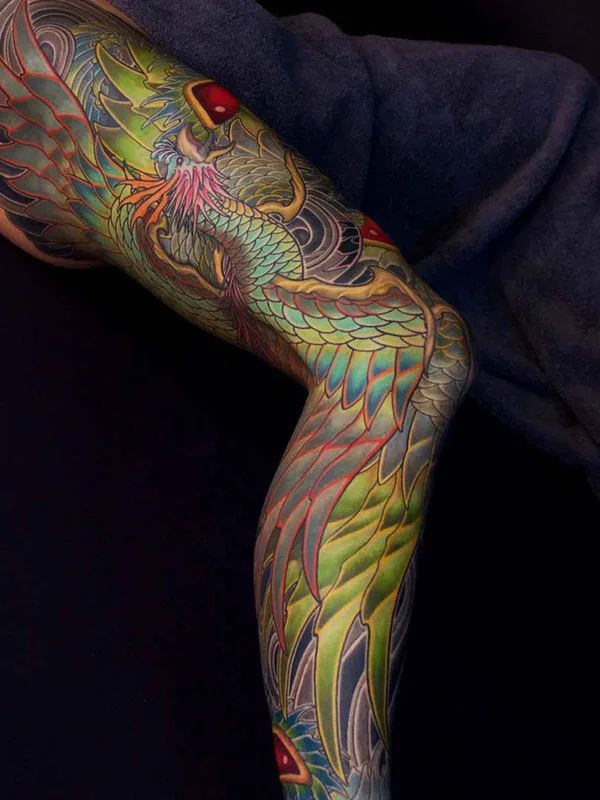 color japanese Tatuagem em full sleeve #14921 | Tatuador Shiryu