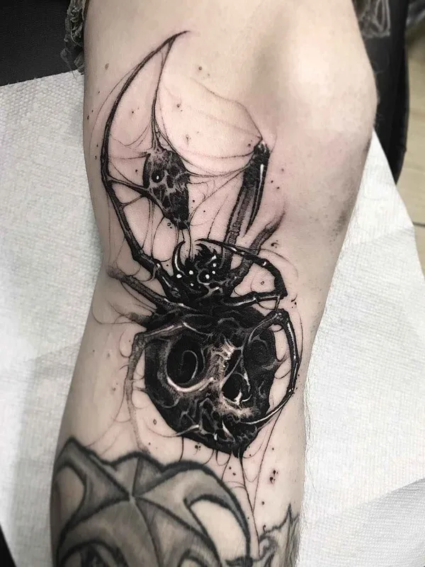 black blackwork Tatuagem em forearm #14842 | Tatuador Brandon Herrera